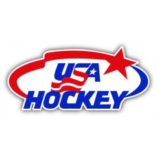 USA Hockey Logo Car Bumper Sticker Decal - 3&apos;&apos;, 5&apos;&apos;, 6&apos;&apos; or 8&apos;&apos;   283043831857